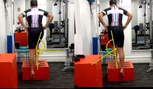 Hip control during Star Physio Bikefit assessment