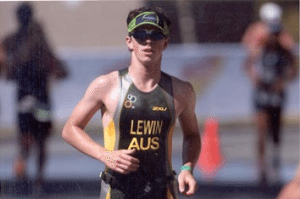 Our physiologist James Lewin competing as a triathlete.