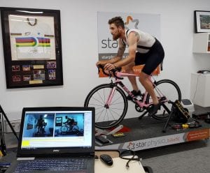 Jack Thompson trusts Star Physio for his bikefitting