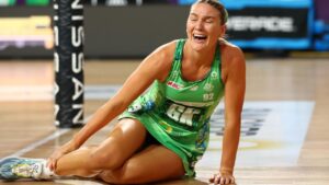netball player ankle sprain injury on court Perth sports podiatry